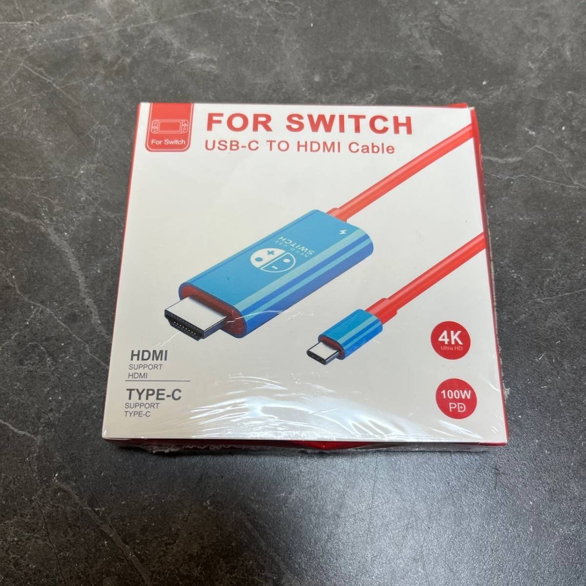 ☆未開封品 Switch ドック USB HDMI 変換アダプター ケーブル(中古品/現状品/保管品)☆_画像1