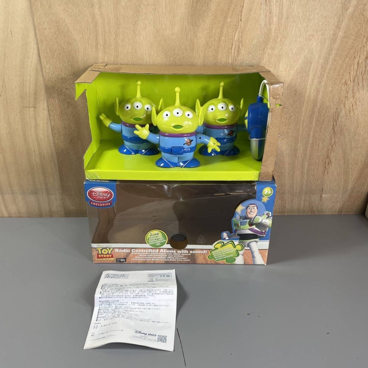 ☆未使用品 TOYSTORY トイストーリー リトルグリーンメン ディズニー ラジコン 説明書/箱付(中古品/現状品/保管品)☆_画像1