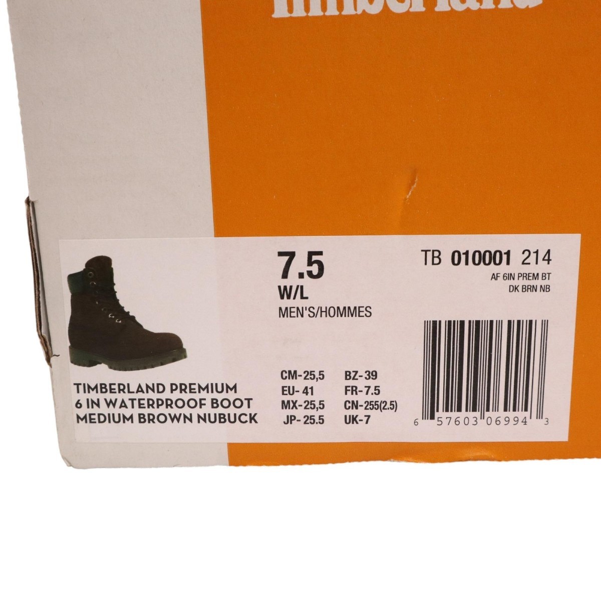 Timberland / 6inch Premium WP Boot ティンバーランド 6インチ プレミアム ウォータープルーフ ブーツ 010001 表記サイズ7.5_画像9