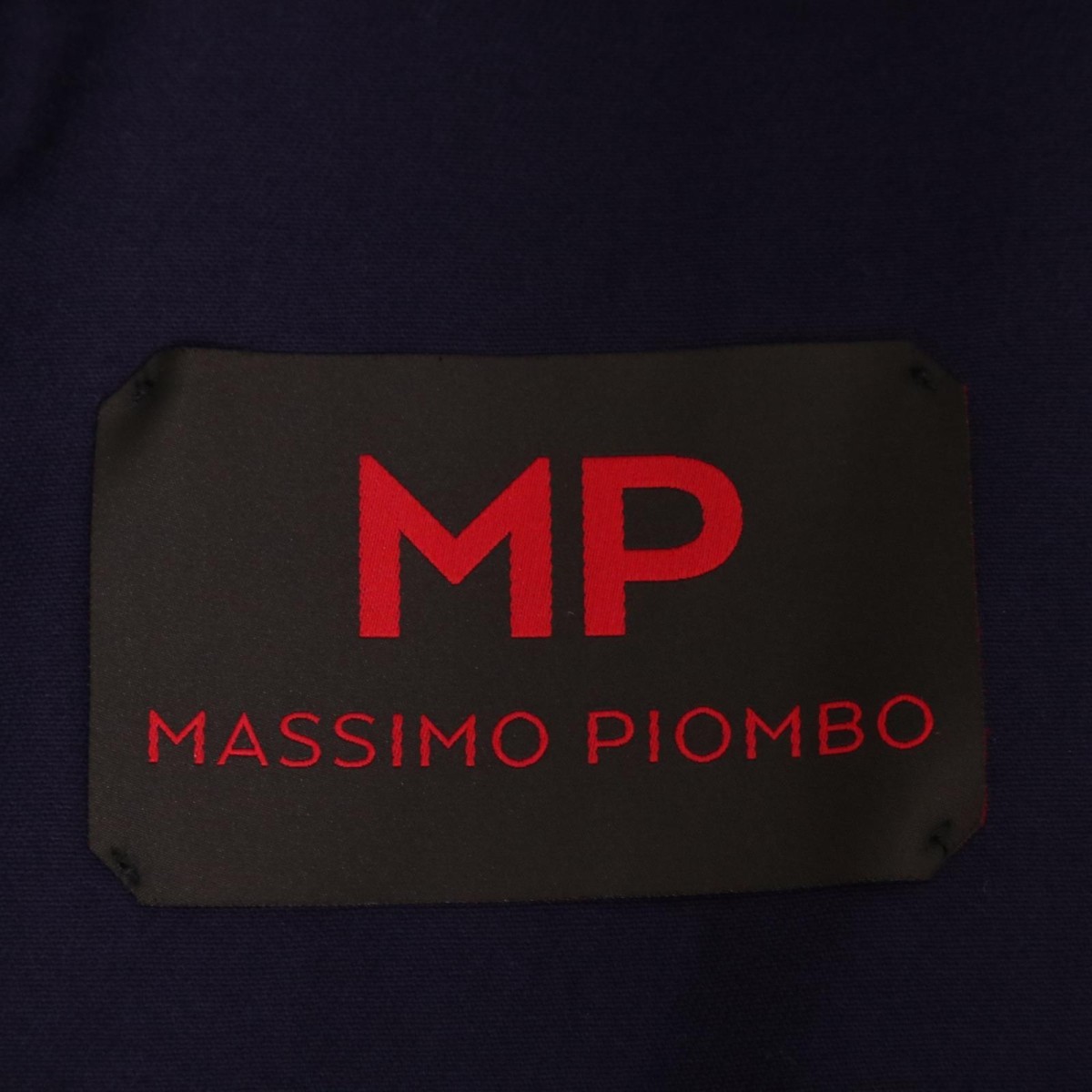 MP MASSIMO PIOMBO エムピー マッシモピオンボ セットアップ カバーオール ジャケット パンツ スラックス ネイビー 表記サイズXS / 46_画像7