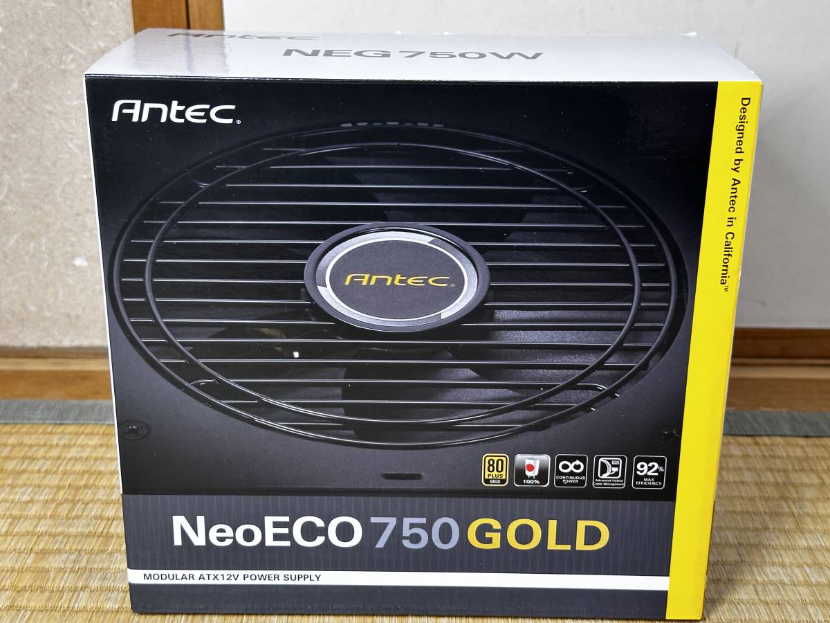 ANTEC NeoECO Gold NE750G 80PLUS GOLD認証 750W ATX電源ユニット