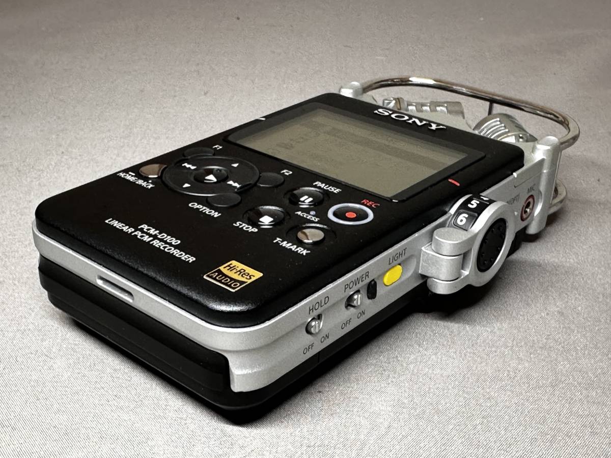 SONY PCM-D100 （コンデンサーマイク付き：ECM-MS907）_画像4