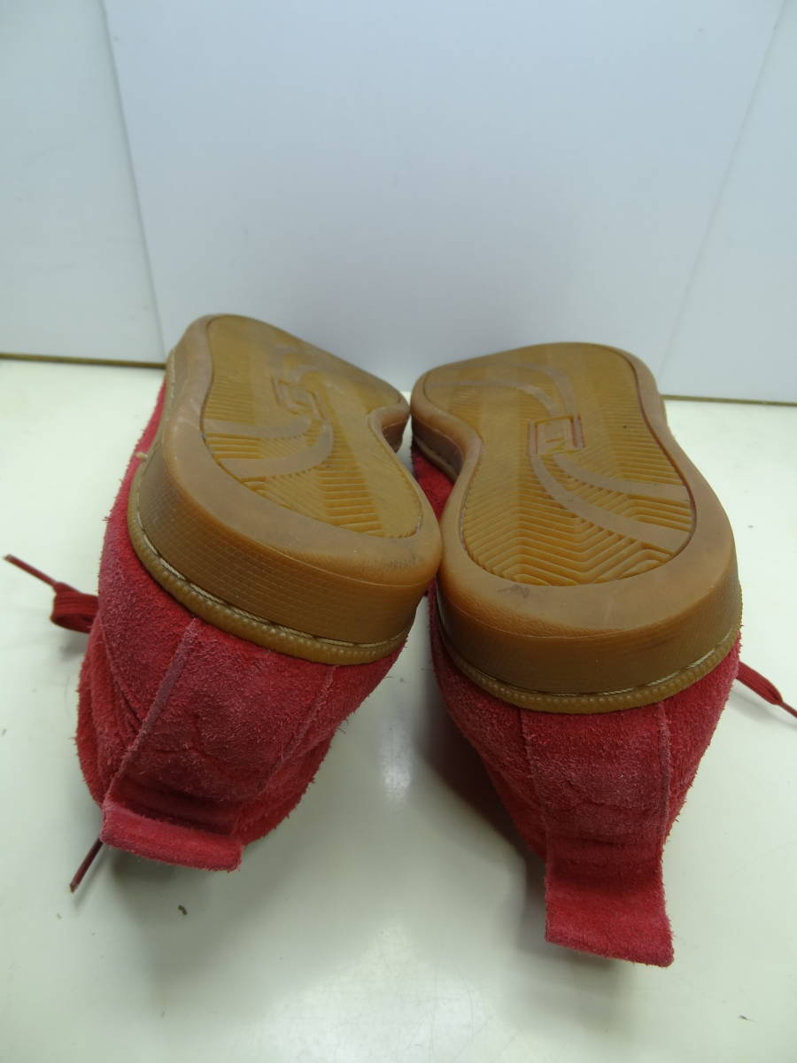 全国送料無料 プーマ PUMA メンズ ミドルカット赤色スウェード素材 スニーカーシューズ 27.5cm