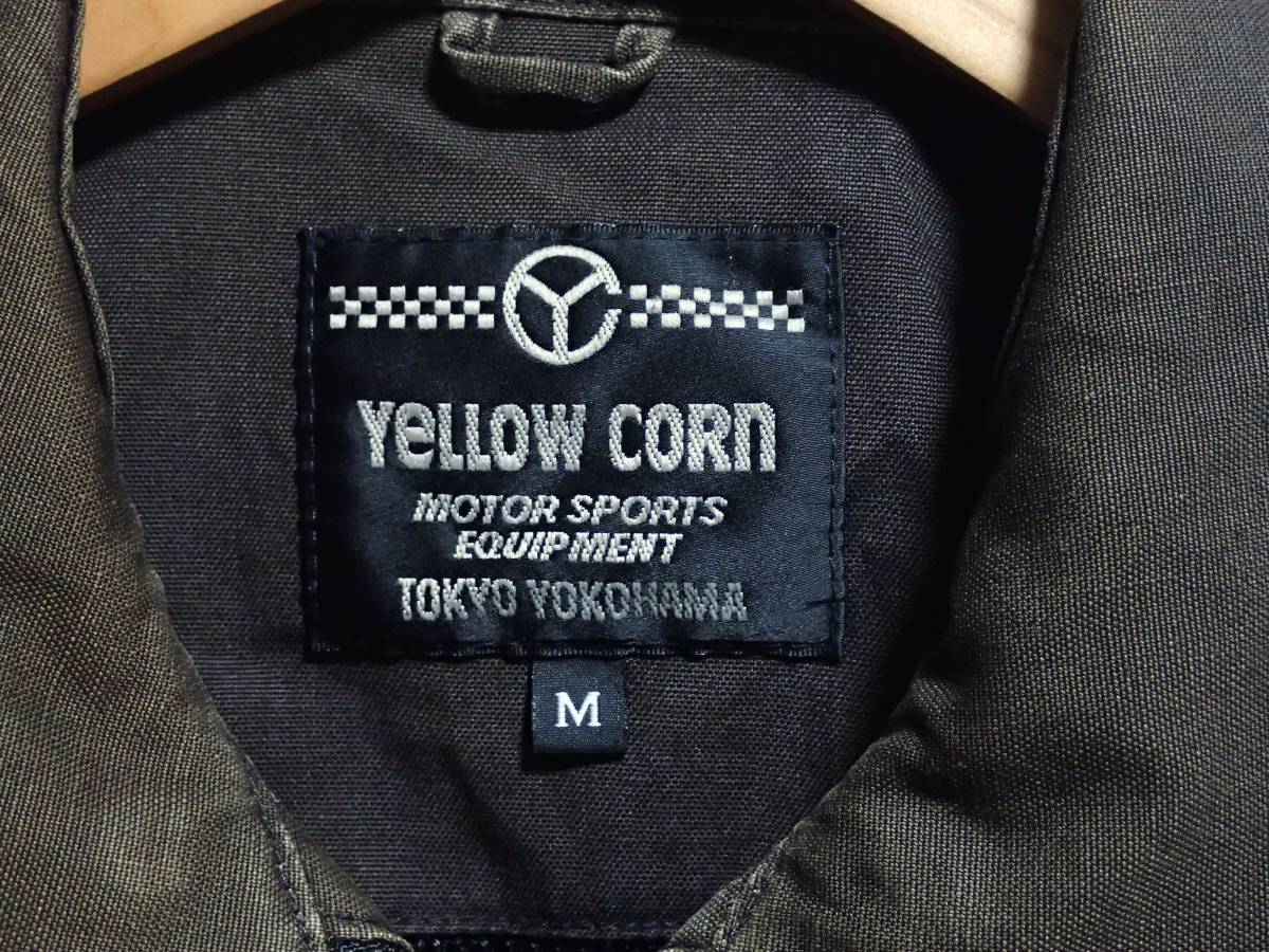 ☆YELLOW CORN　☆イエローコーン　☆モータースポーツ　☆バイクウエア　☆ミリタリージャケット　☆バイクジャケット　☆ブラウン　☆Ｍ_画像9