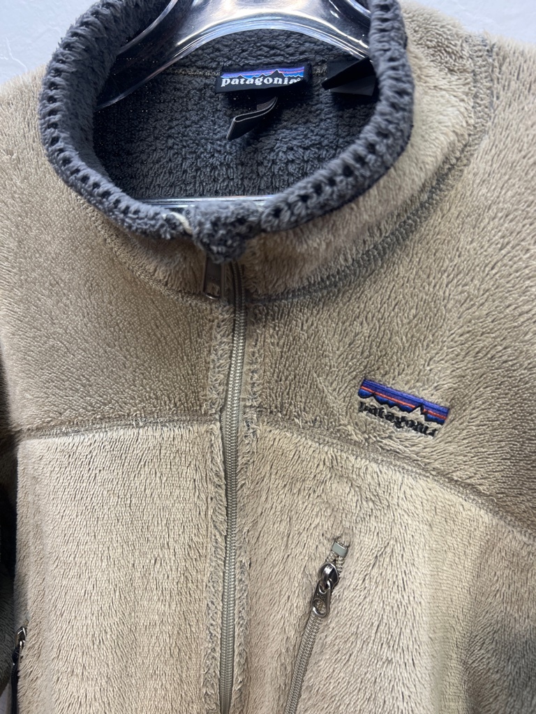 希少 2002年 Patagoniaパタゴニア R4 フリース ジャケット L ブラウン 刺繍タグ R51117