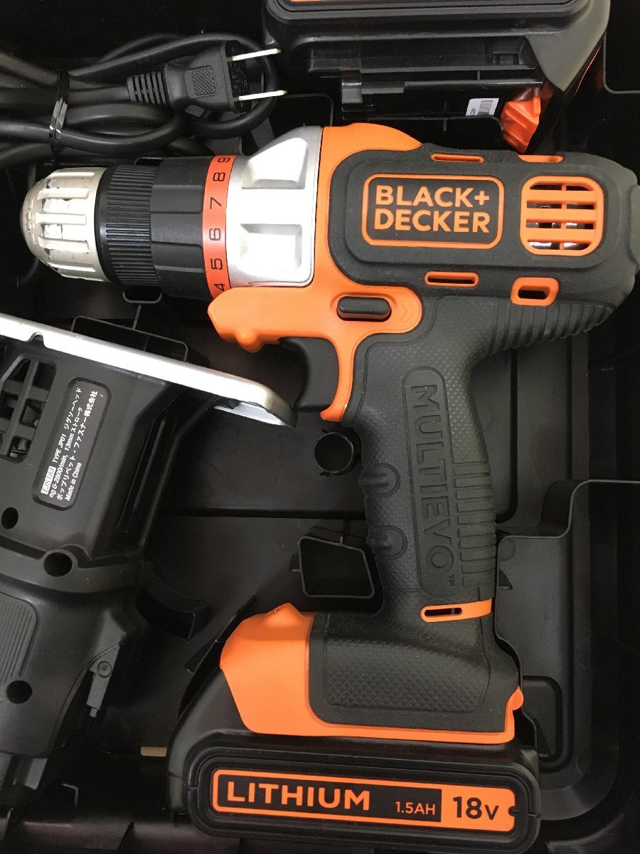 【中古品】ブラックアンドデッカー(BLACK+DECKER) マルチツール ベーシック 18V EVO183B1　ITXFZU17ZUWI　T3610_画像4