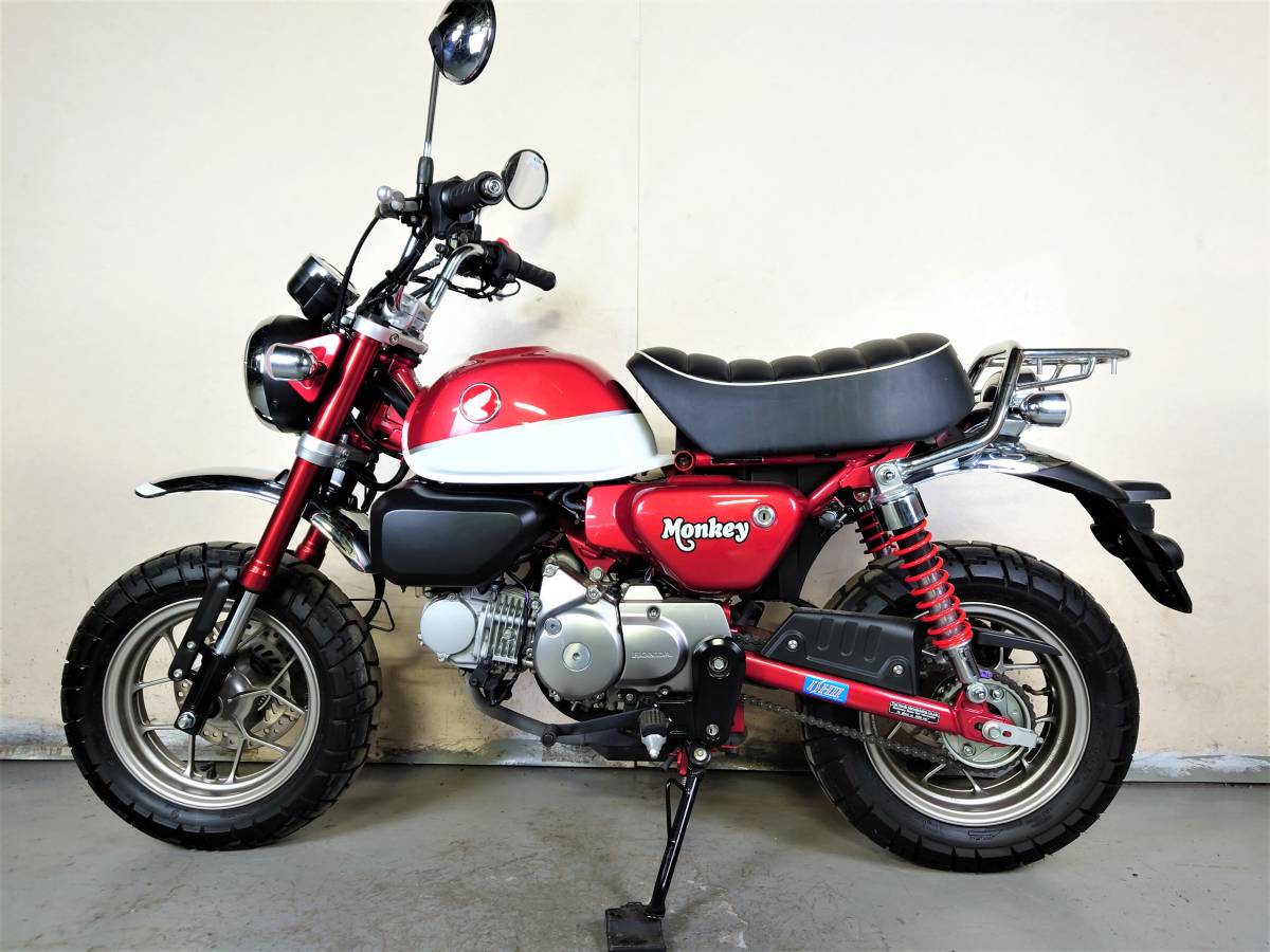 【HONDA MONKEY 125 モンキー125 JB02】実働 低走行2333km♪美車♪ ABS リアキャリア グリップヒーター イモビアラーム【埼玉/熊谷】N536_画像5