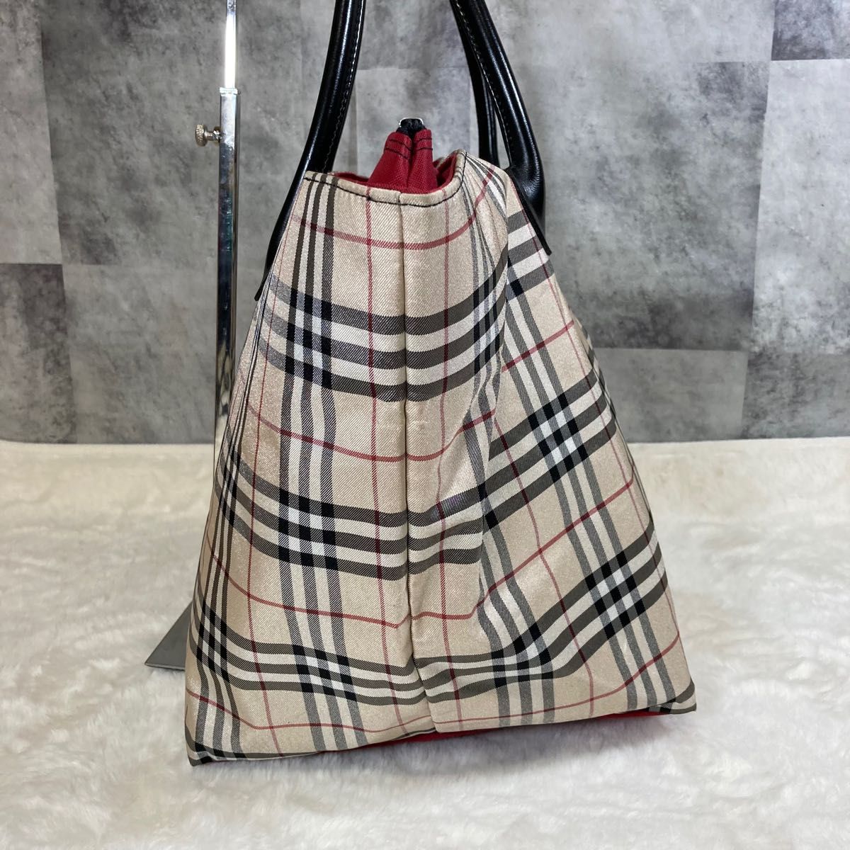 BURBERRY BLUE LABEL バーバリーブルーレーベル ノバチェック トートバッグ