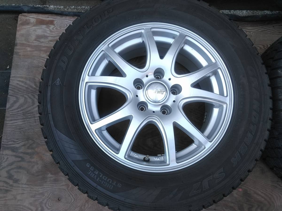 ⑥バリ山　ホイール美品　235/60R16　ダンロップ　GRANDTREK.SJ7　5穴　16×６．５J　＋４０　PCD114.3　RAV4　アルファード等　_画像5