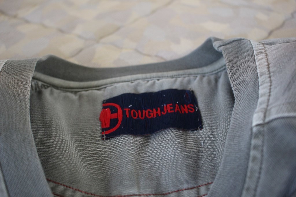 tough jeansmith タフジーンズスミス　ミリタリーシャツ　アーミーグリーン　ヴィンテージ　貴重品_画像7