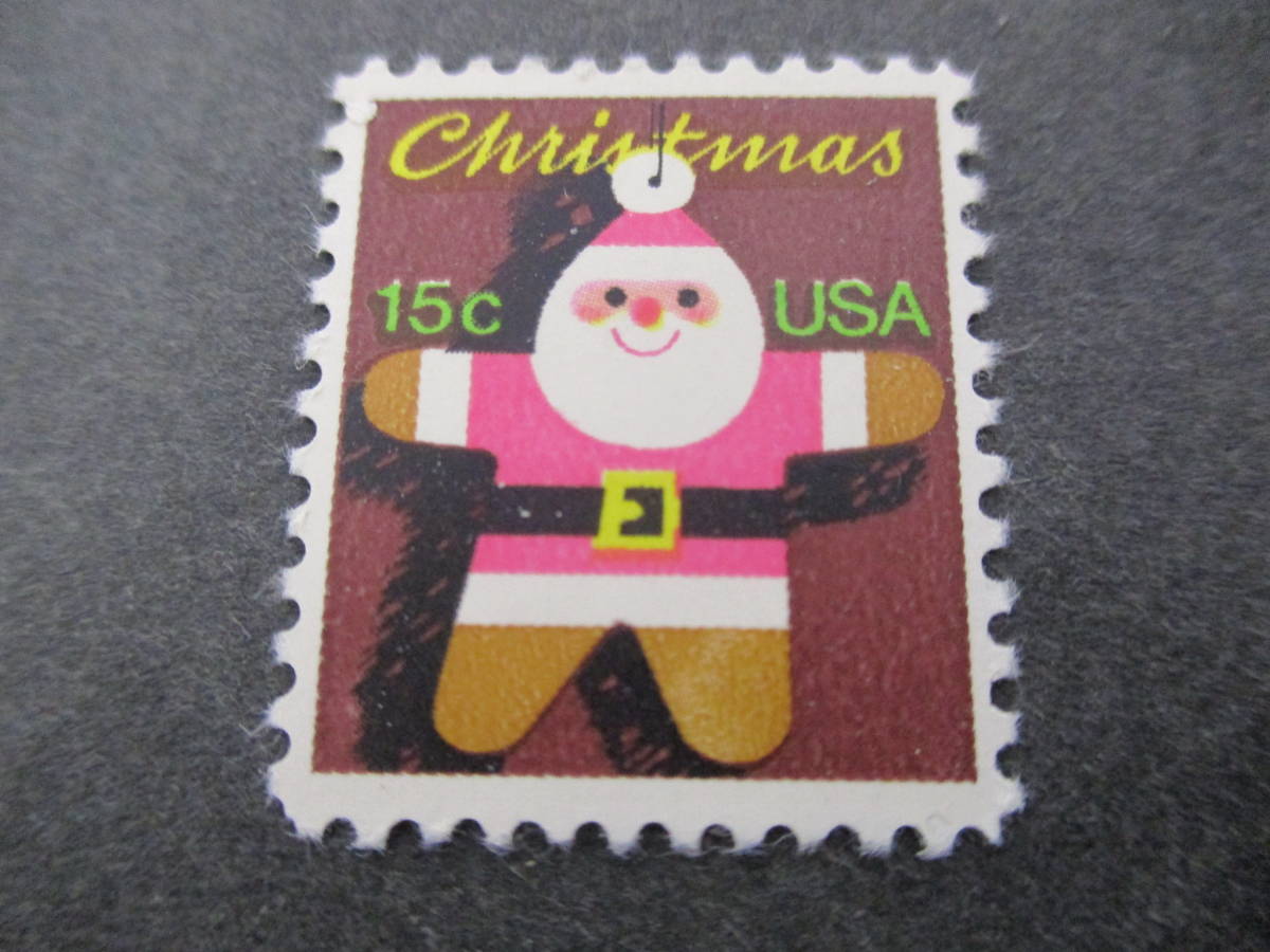 *** America 1979 year [ Christmas stamp ( Santa Claus ) ] single one-side unused NH glue have ***