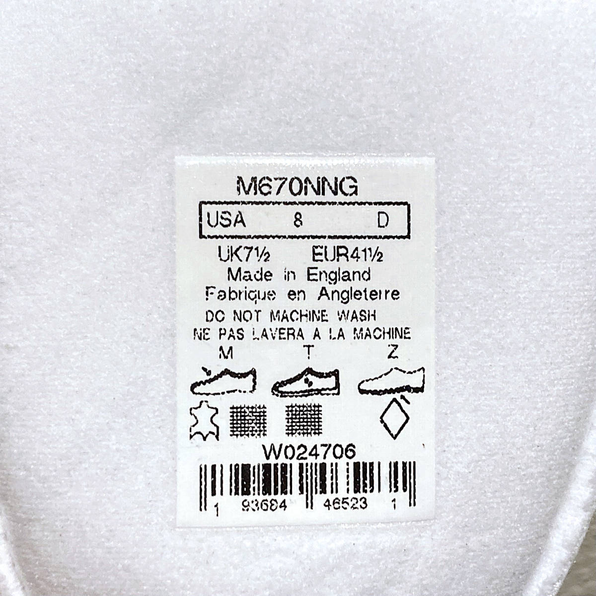 New Balance M670NNG UK производства US8 26cm темно-синий × бежевый Gold × серый M1300 дешевая версия замша новый товар Англия Британия производства NB темно-синий спортивные туфли 
