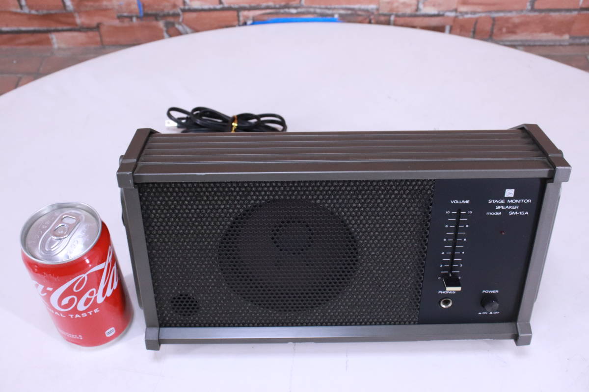 STAGE MONITOR SPEAKER SM-15A TOA ステージモニタースピーカー 中古現状品■(R0983)_画像2