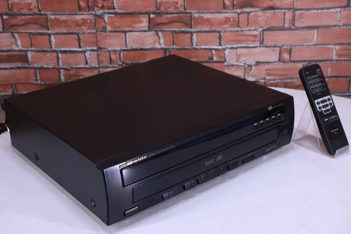 marantz COMPACT DISC CHANGER 5DISC リモコン付き CC-45FB CDチェンジャー 1995年製 中古現状品■(R1027)_画像2