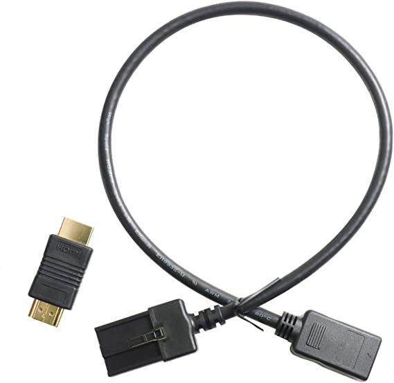N送料無料 ビートソニック HDMIコネクター タイプE（ディーラーオプションナビ等） ⇔ タイプA 変換 0.5m HDC7 ＋HDC2A（HDMIケーブル 2m）_画像3
