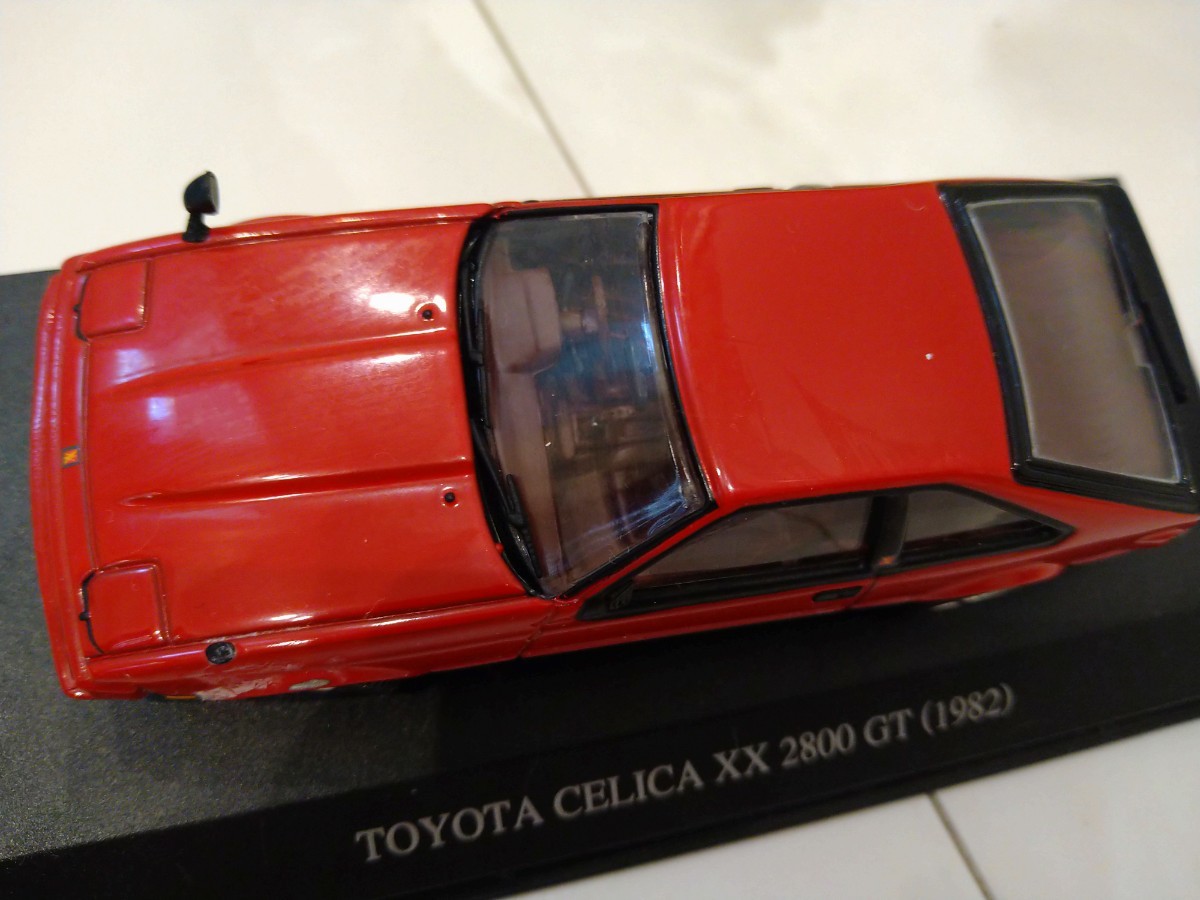 DISM 1/43 トヨタ セリカXX 2800GT ジャンク　MA-61 前期 ミニカー　toyota celica レッド/ブラック_画像3