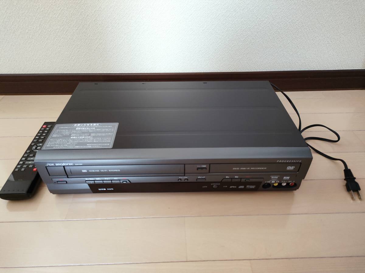 DXブロードテック★VHS・DVD一体型レコーダー★DXR160V★箱付き（TV視聴およびDVD再生動作確認済）ｃ_画像6