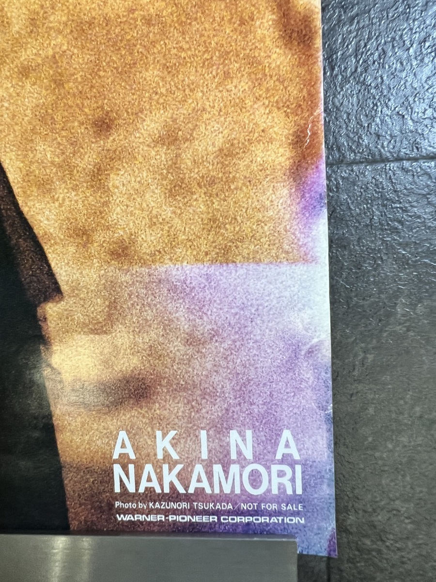 [ Nakamori Akina не продается постер подлинная вещь wa-na-]
