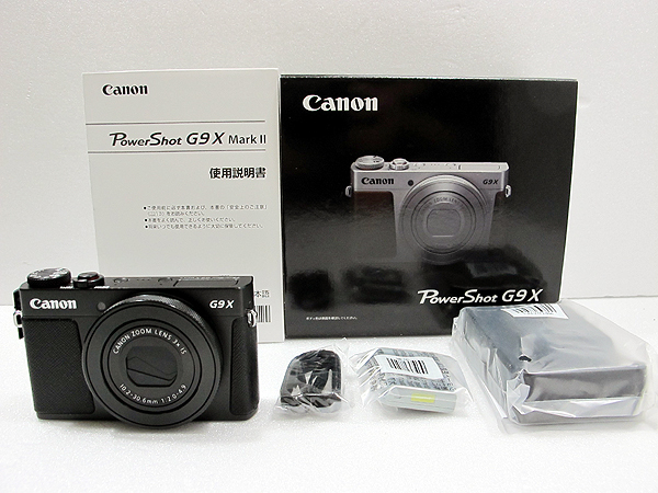 ☆ 未使用！ Canon デジタルカメラ Power Shot G9 X Mark II 光学3倍ズーム F値2.0 キャノン/パワーショット_画像2