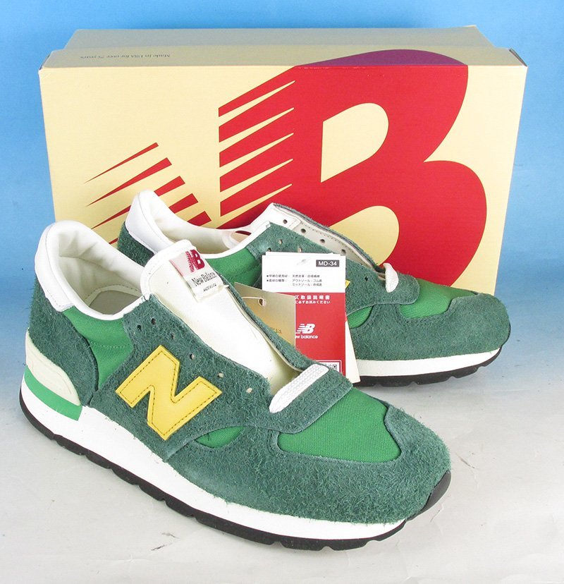 LYF15271 NEW BALANCE ニューバランス M990GG1 スニーカー USA製 US 8 1/2 /26.5cm 未使用の画像1