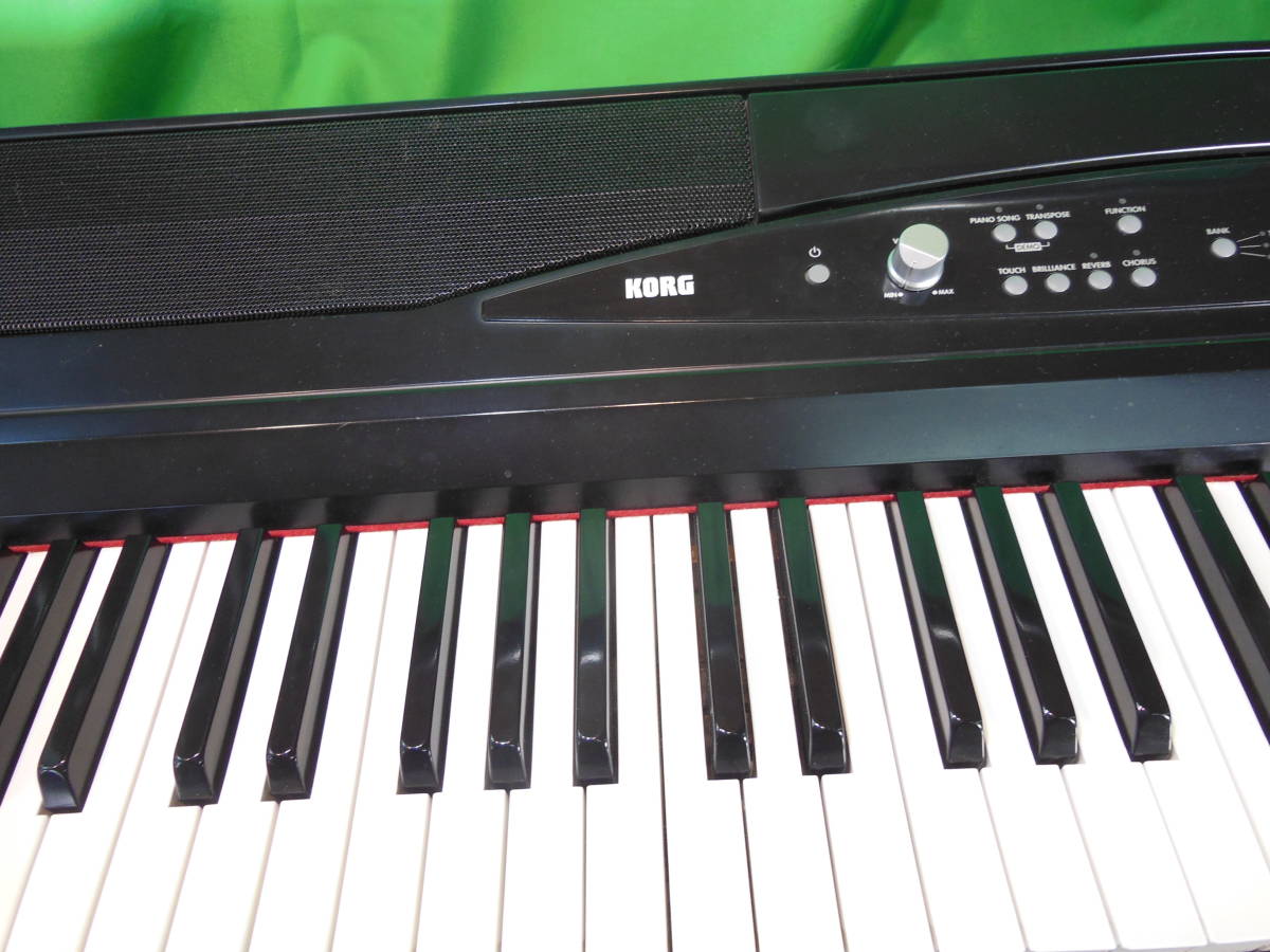 yh231103-003Z KORG SP-280 コルグ 電子ピアノ キーボード 通電確認済み 動作確認済み 完動品 中古品 音楽 鍵盤楽器 電源付属なし_画像3