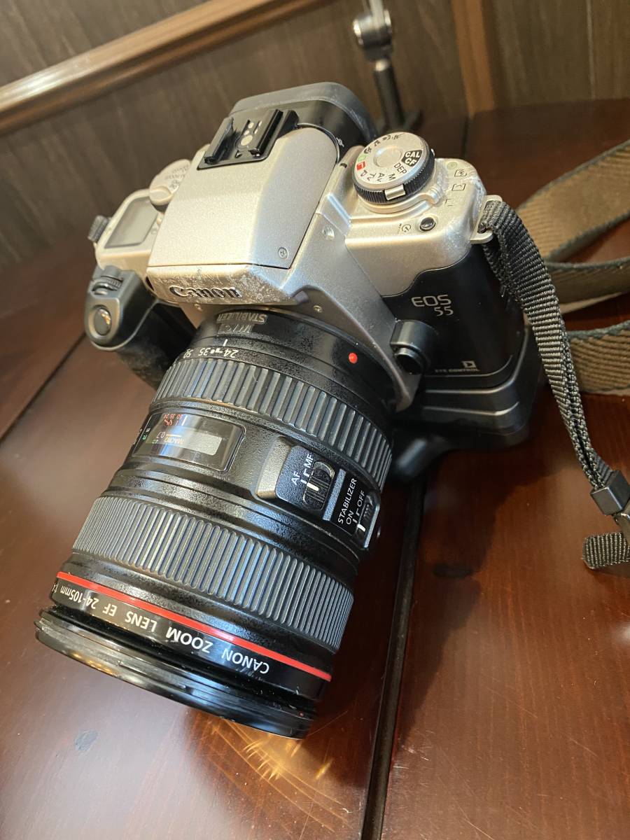 Canon EOS 55 レンズ付き EF LENS 24−105mm1:4 L _画像9