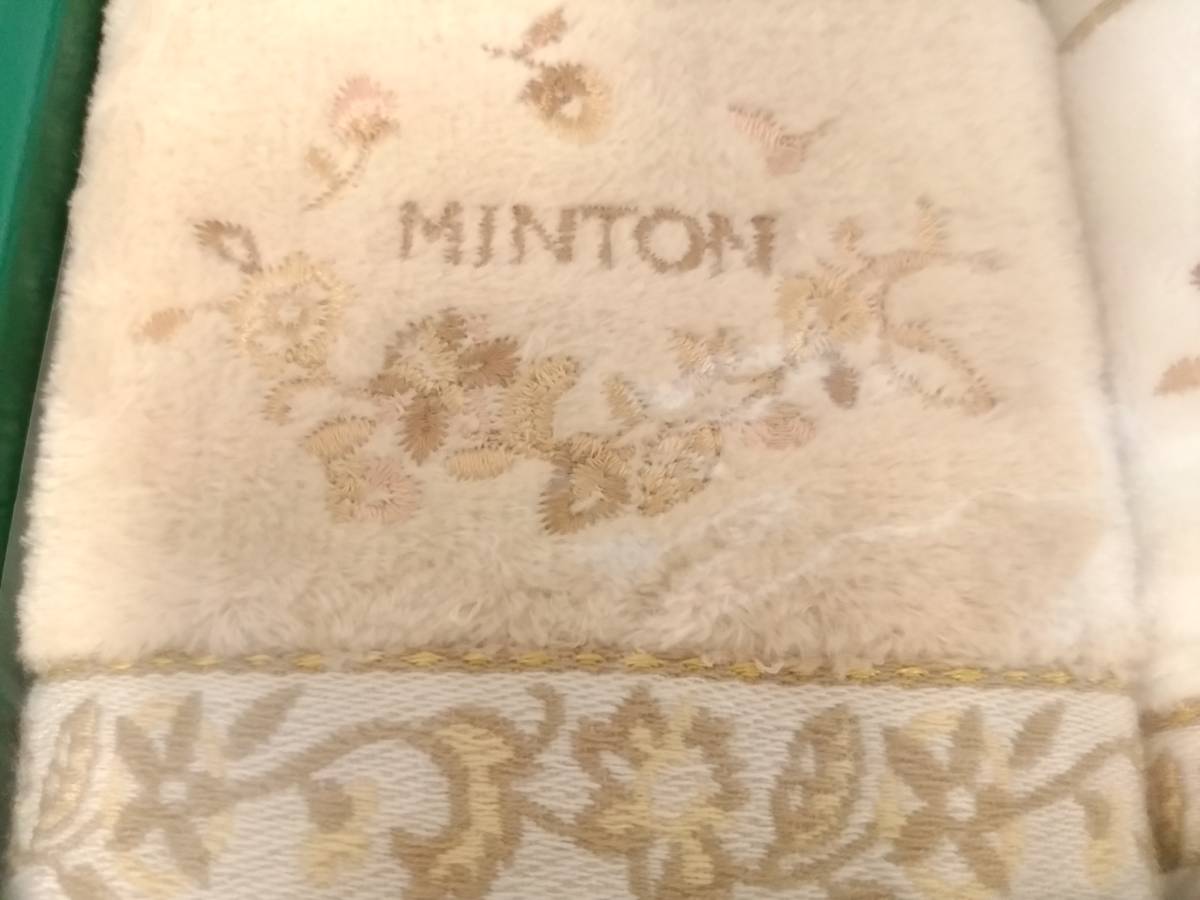 【新品】MINTON ミントン ハドンホールセラー タオルセット＆レーステーブルクロス 2箱セット/フェイスタオル/ウォッシュタオル/LNS68-8_画像4