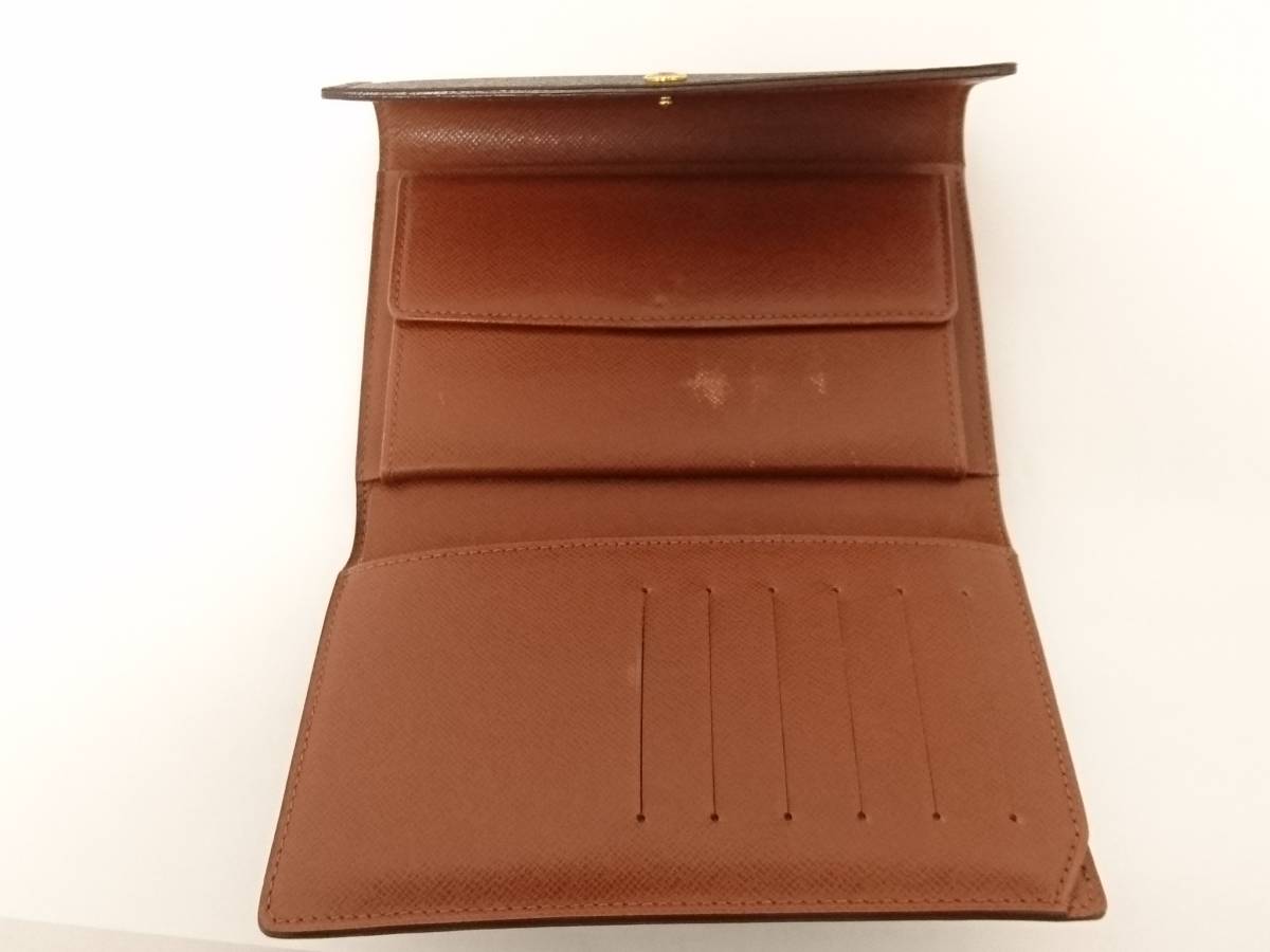 【美品】LOUIS VUITTON ルイヴィトン ポルト トレゾール エテュイ パピエ M61202 三つ折り財布/約11×15.5×2.5cm/02KO111703_画像5