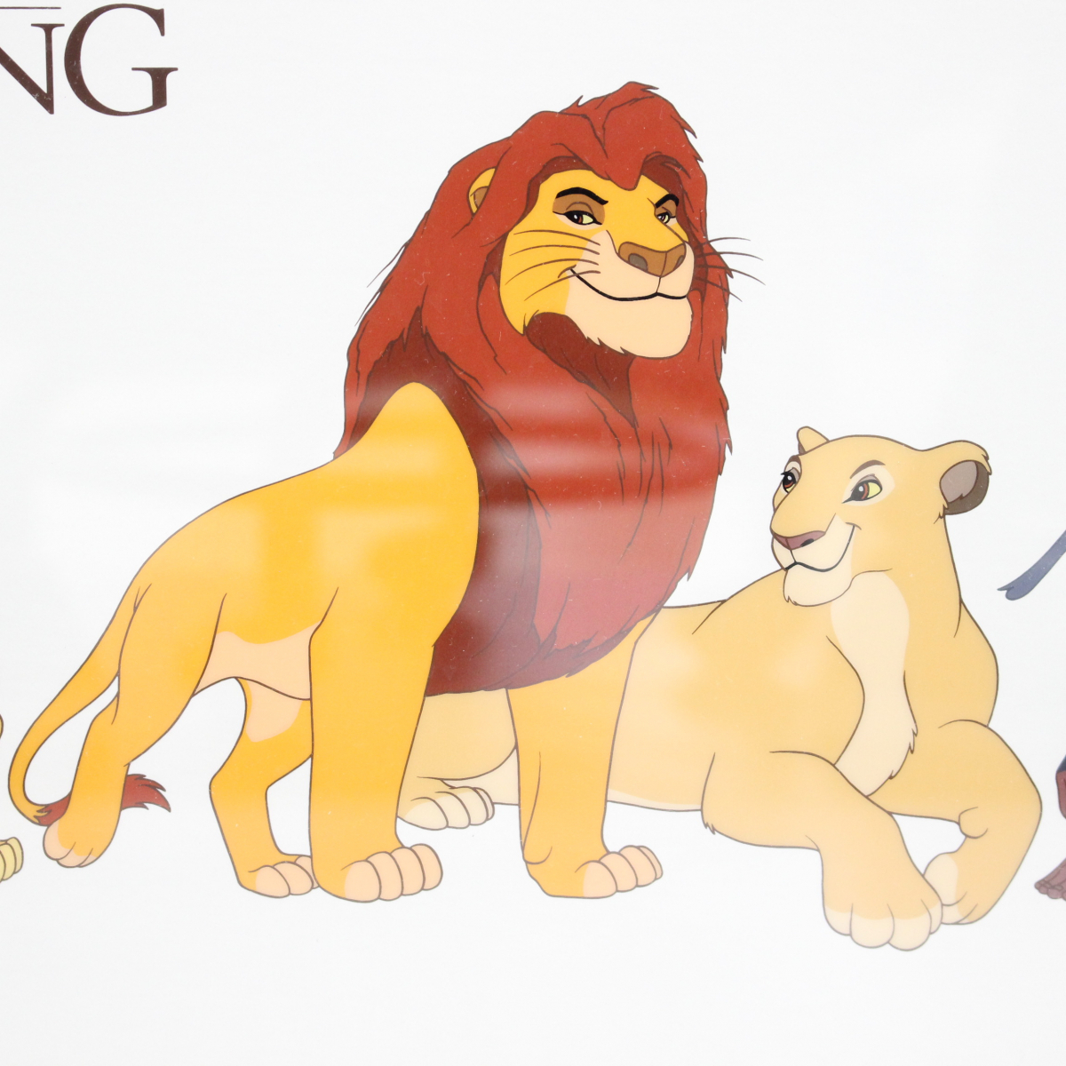 行董】 Disney ディズニーThe Lion King ライオンキングセル画世界限定
