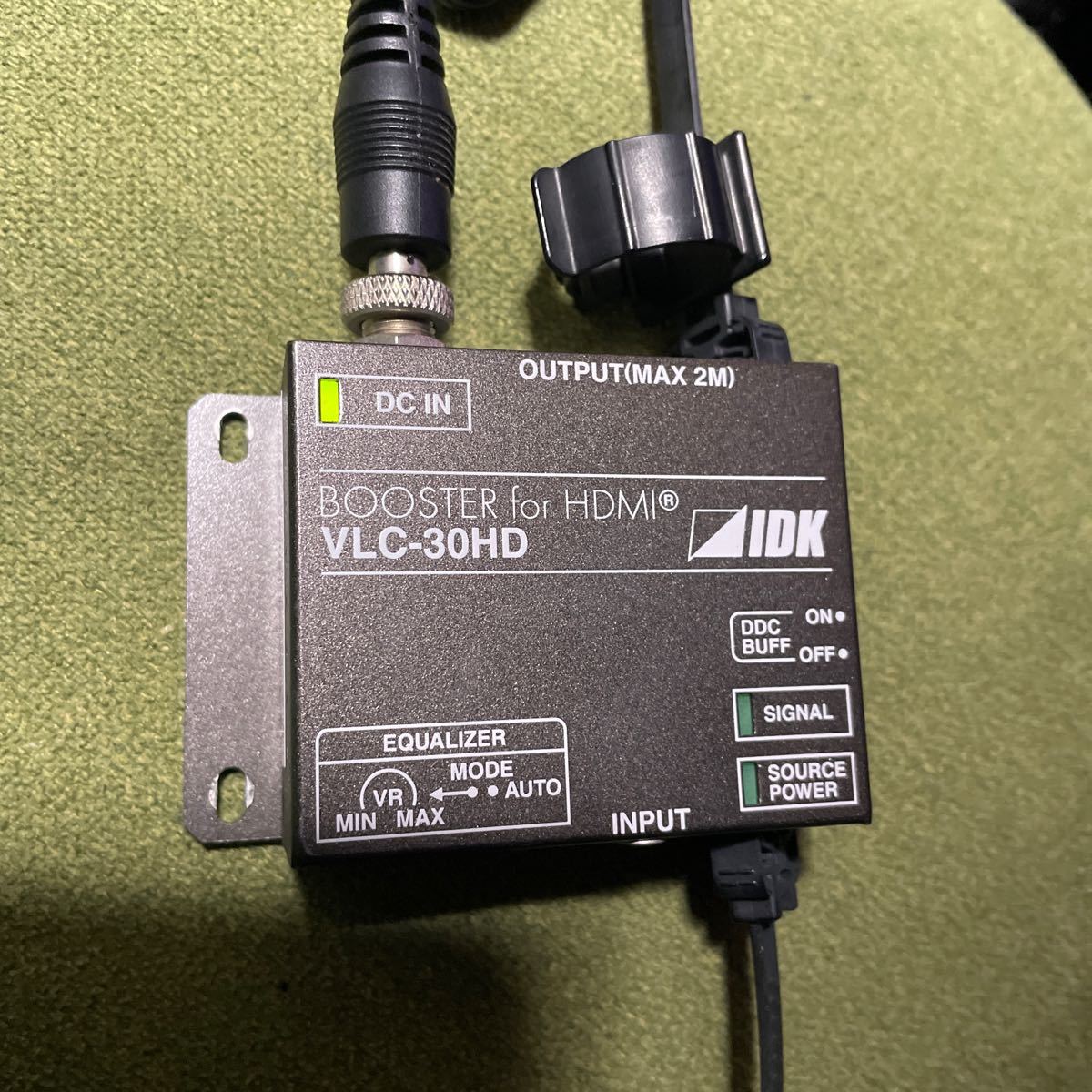 送料込★IDK HDMI用ケーブル補償器 VLC-30HD BOOSTER for HDMI 伝送 ブースター　　動作品_画像1