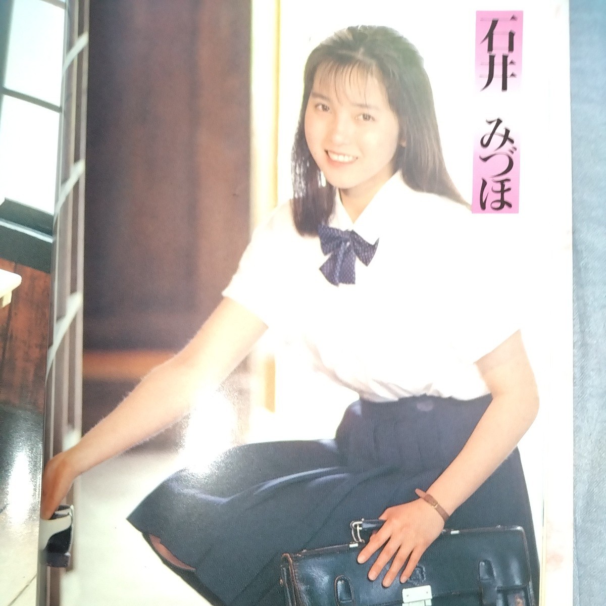 【制服・ブルマ】女子高生26人水着写真集  「Mint Angel みんとあんぐる」 フルネーム！プロフィール掲載 1990年発売 p1197の画像2