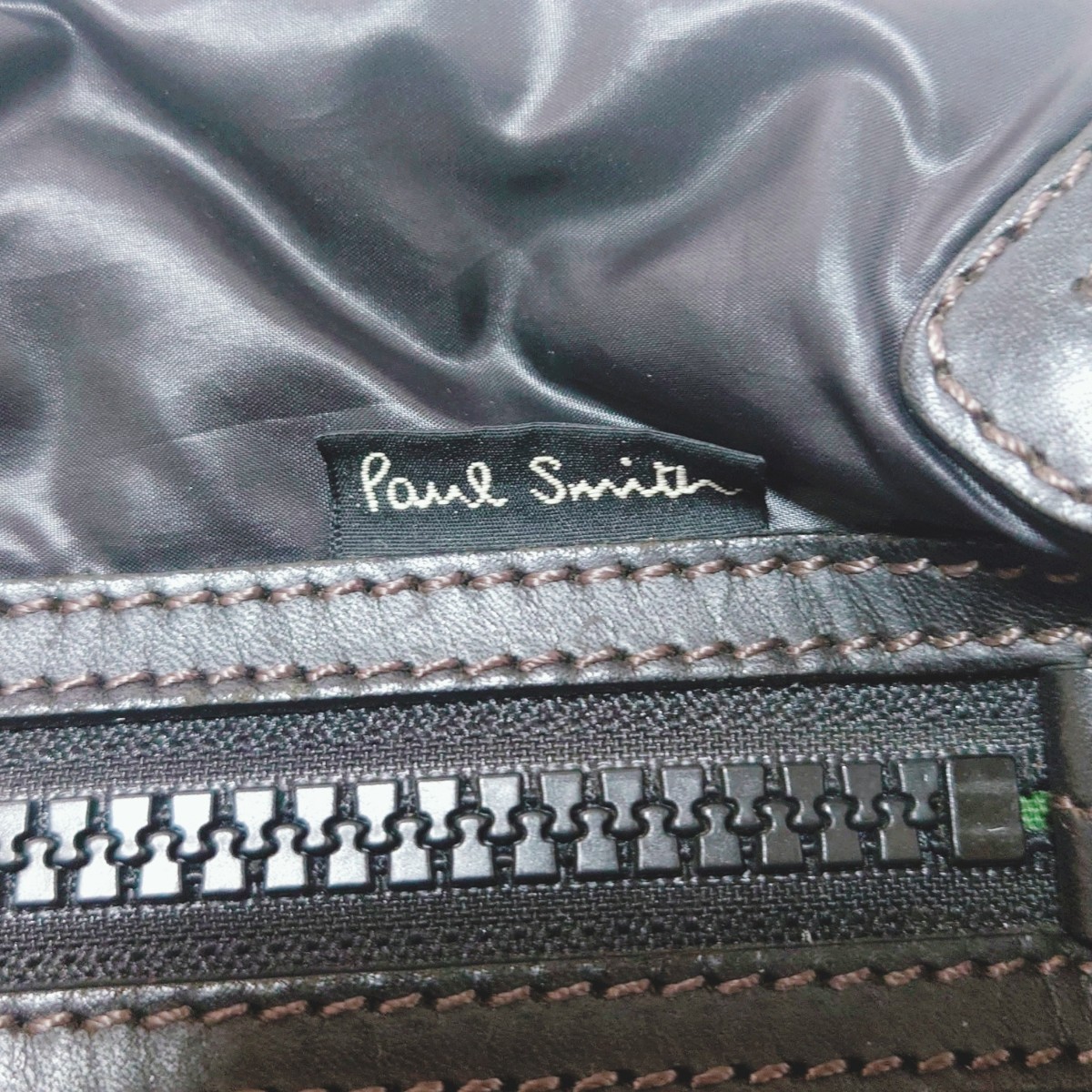 1円〜【使いやすさ抜群】ポールスミス Paul Smith ナイロン レザー 革 ショルダーバッグ ボディバッグ メンズ ブラック 黒 ユニセックス_画像8