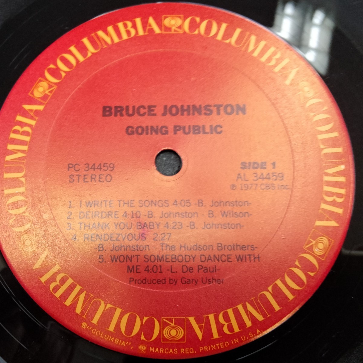 BRUCE JOHNSTON. GOING PUBLIC .US盤LP 状態良好、ビーチボーイズ、ブルースジョンストン_画像5