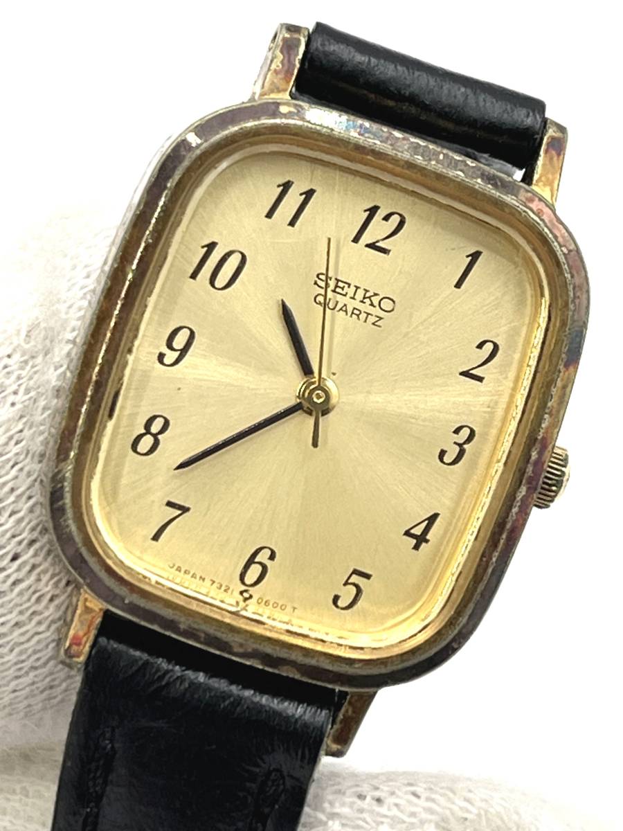 【電池切れ】SEIKO　セイコー 　7321-5300　クォーツ腕時計　レディース　ゴールド ケース幅：2.0_画像1