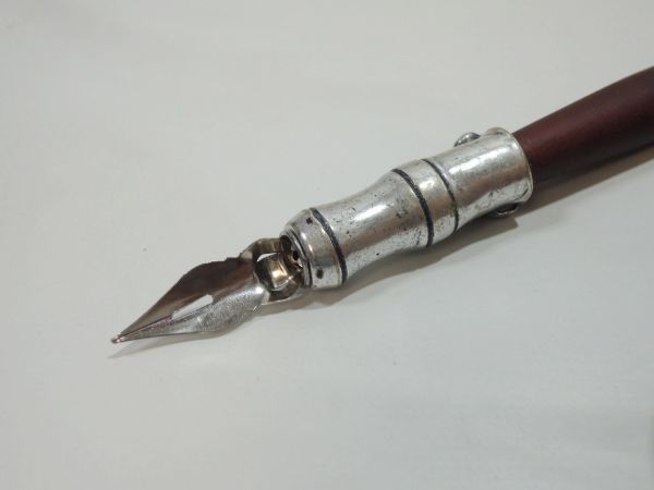 つけペン DIP PEN ペン立て 木軸ペンセット インク 替えのペン先セット 1115_画像5