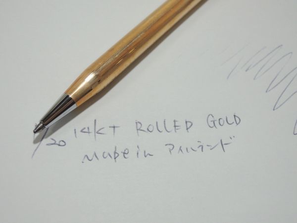 CROSS クロス ボールペン ゴールド 14KT 14金張り ＋ MONTBLANC モンブラン ボールペン ゴールド 1115_画像9