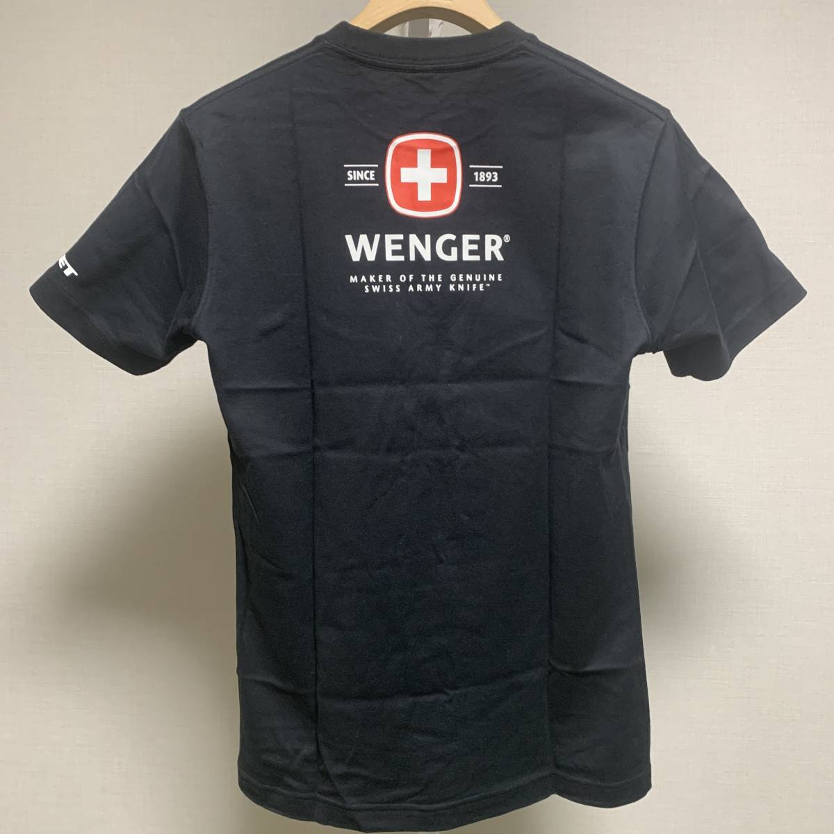 新品未使用 ユニクロ 2008年 企業コラボTシャツ UNIQLO × ウェンガー(Wenger) コラボレーションTシャツ Sサイズ UT アーミーナイフ スイス