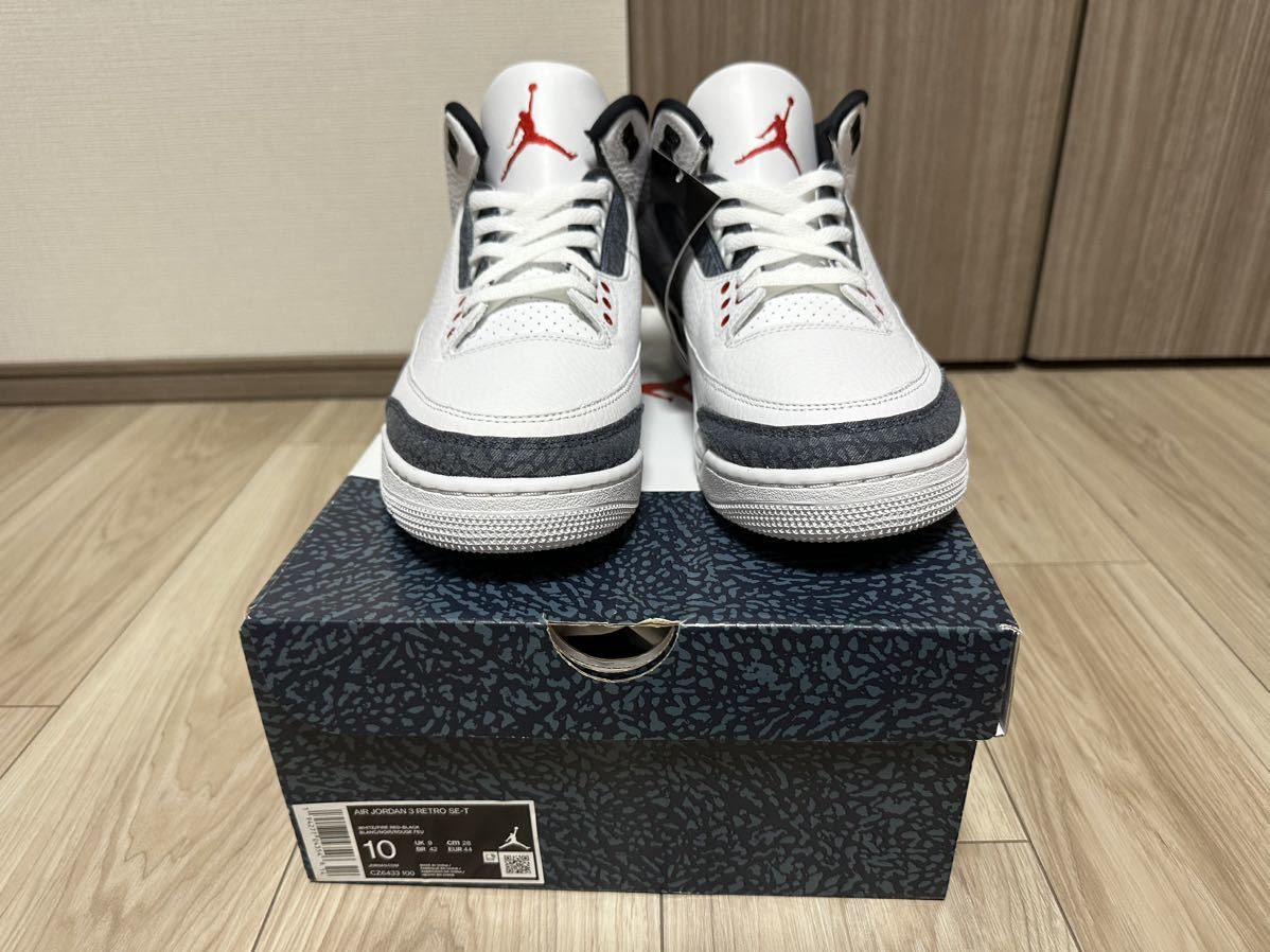 NIKE AIR JORDAN 3 RETRO SE-T エアジョーダン3 ティンカー 新品未使用 US10　28cm AJ3 カタカナナイキ CO.JP_画像5