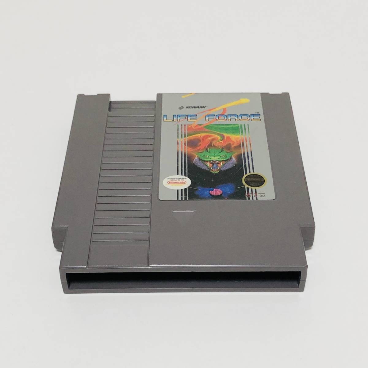 【送料無料】 北米版 ファミコン NES ライフフォース Life Force ソフトのみ コナミ 沙羅曼蛇 Salamander Konami_画像5