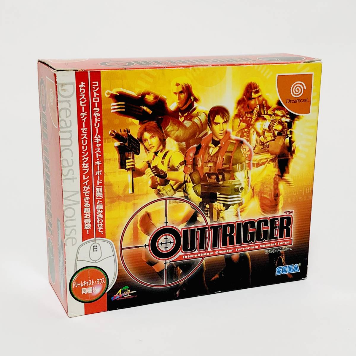 ドリームキャスト アウトトリガー マウス同梱版 セガ AM2研 Sega Dreamcast Outtrigger with Dreamcast Mouse Edition CIB_画像2