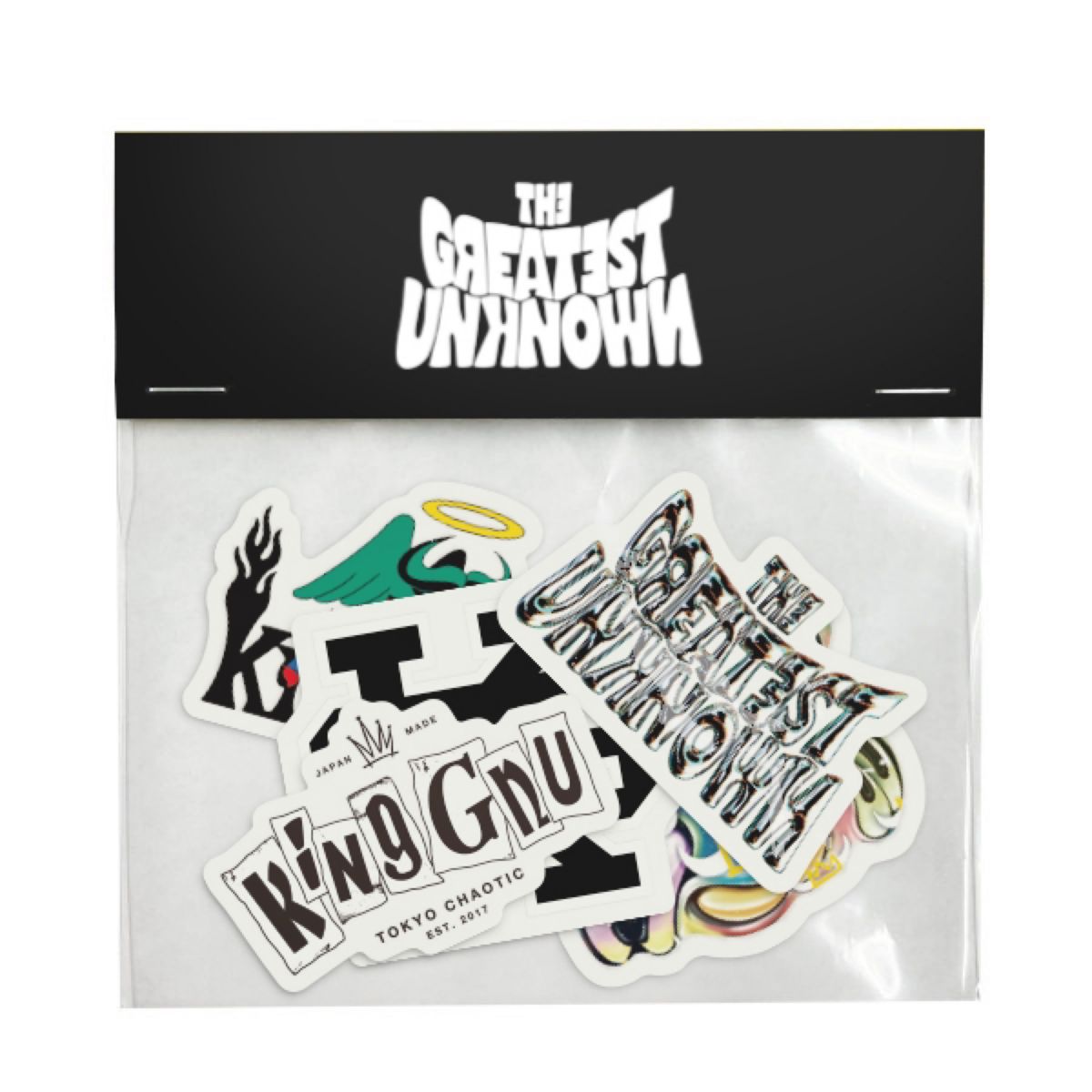 【新品】KingGnu DomeTour THE GREATEST UNKNOWN グッズ MIXED LOGO ステッカー☆