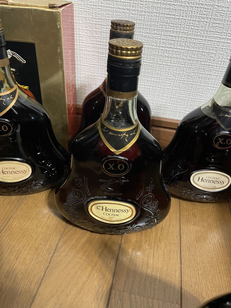 未開栓 ヘネシー XO 金キャップ グリーンボトル Hennessy 700ml 40% 8本セット コニャック ブランデー _画像6