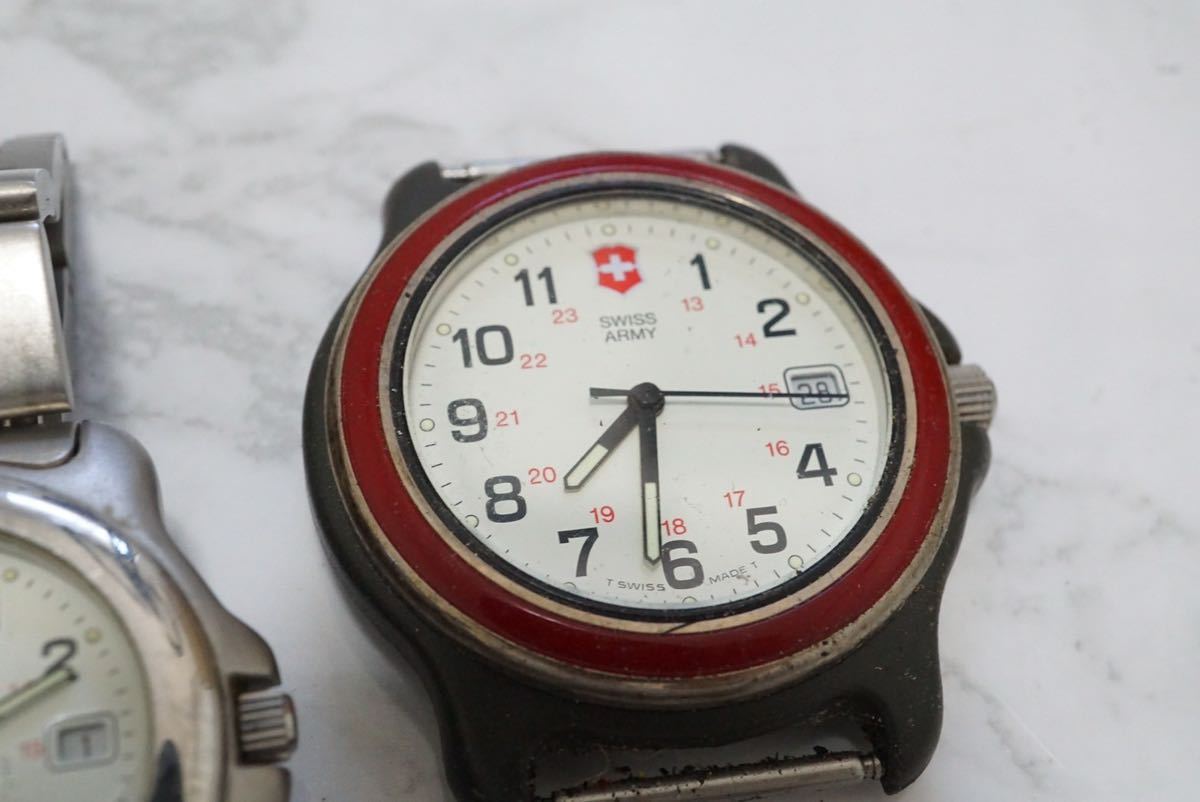 F739 SWISS ARMY/スイスアーミー 腕時計 フェイス 文字盤 5点 ブランド アクセサリー 大量 まとめて おまとめ まとめ売り ジャンク品_画像5