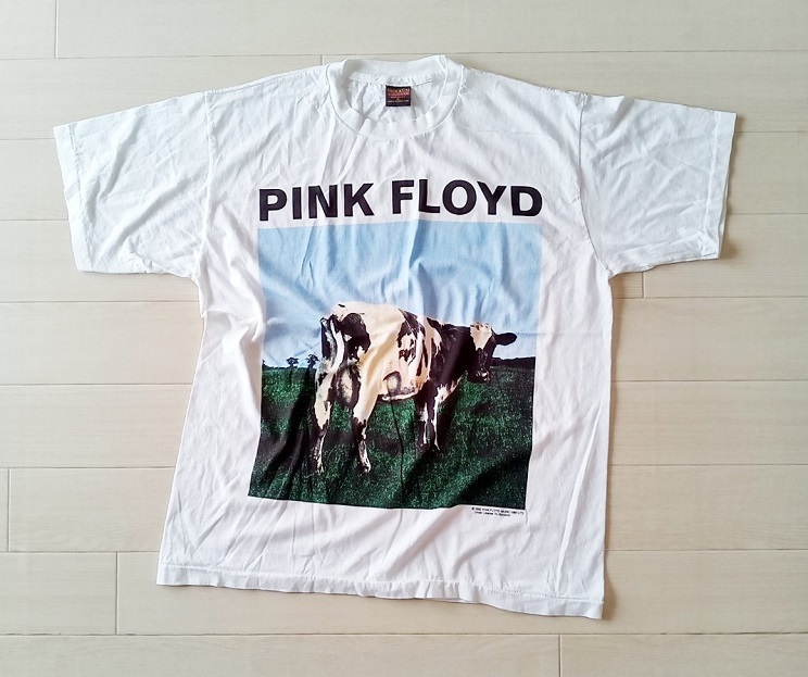 ★［ L ］「 Pink Floyd Atom Heart Mother ピンクフロイド 原子心母 バンド ビンテージスタイル プリントTシャツ 」新品_*Front