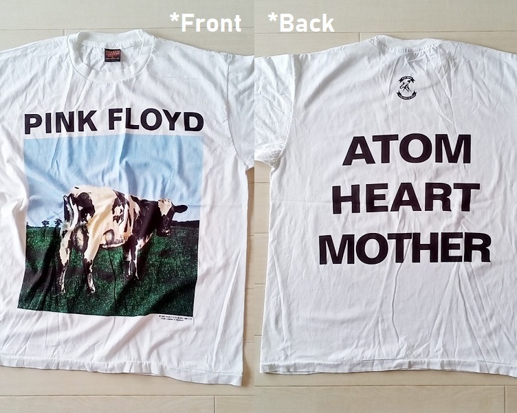 ★［ L ］「 Pink Floyd Atom Heart Mother ピンクフロイド 原子心母 バンド ビンテージスタイル プリントTシャツ 」新品_画像1