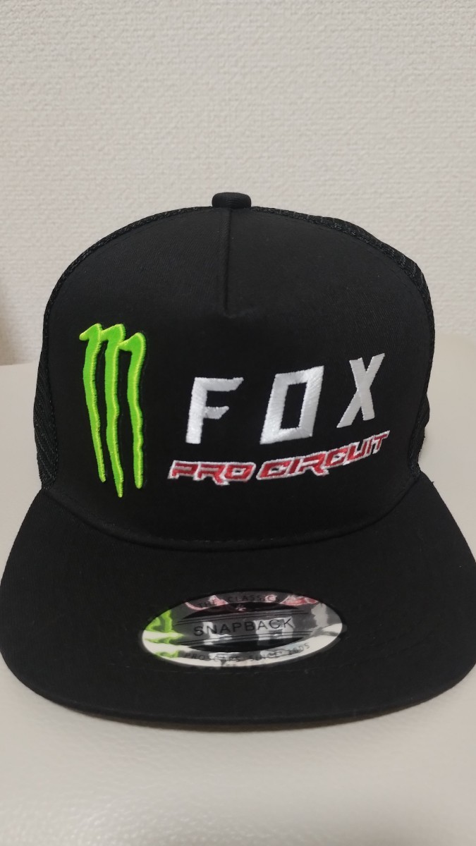 Monster energy モンスターエナジー　キャップ　 帽子　バイク帽子　スポーツ帽子　モンスターエナジー帽子 Fox_画像1