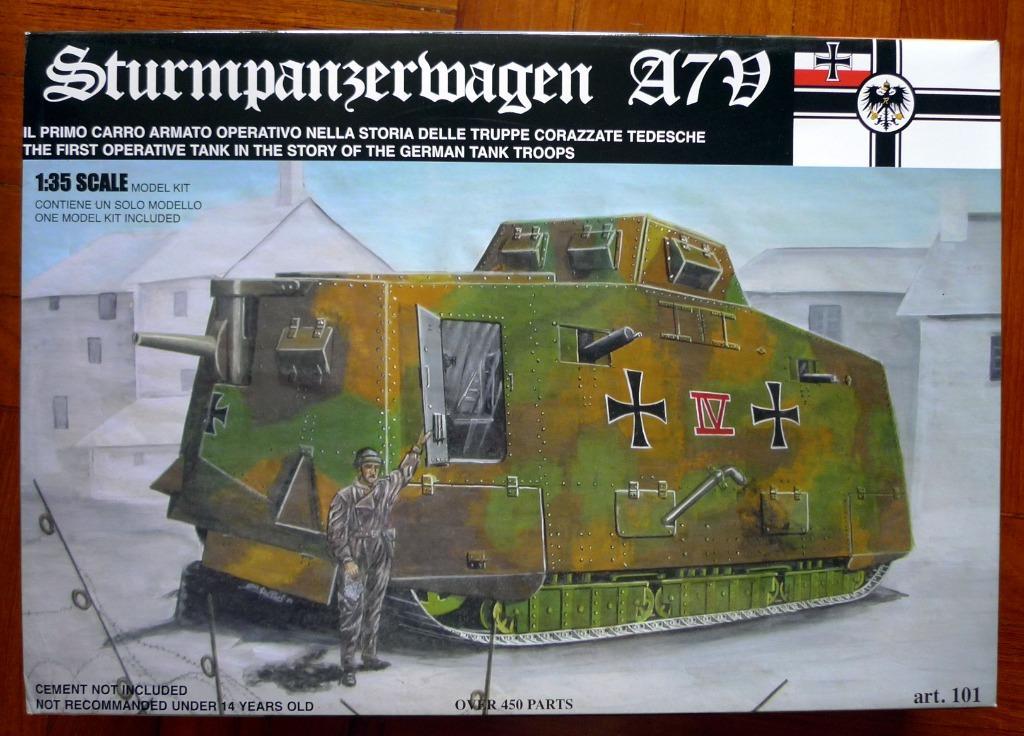 タウロモデル Tauro Model 1/35 ドイツ戦車 A7V トーテンコプフ