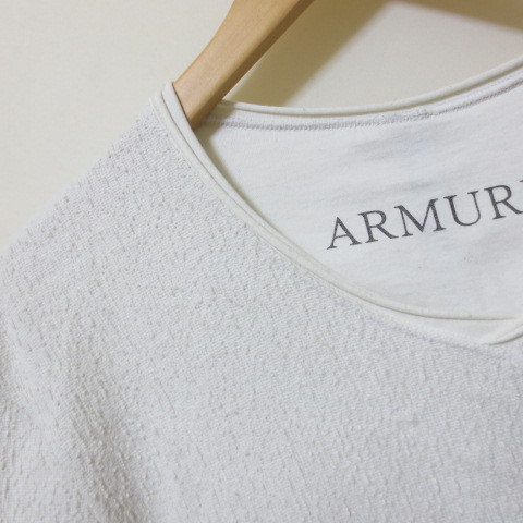 ★013　ARMURE　アルミュール　オフホワイト　半袖　Tシャツ　カットソー　2点セット　3　【メ便】_画像3