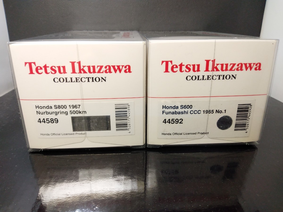 Tetsu Ikuzawa COLLECTION 　エブロ44589,44592 ホンダS800とS600の二台セットです、日焼けキズ無しの美品です、未開封品です。_画像6