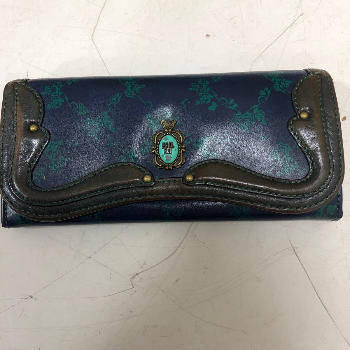 【中古品】11-60 COACH コーチ ANNASUI アナスイ CLATHAS クレイサス 財布 長財布 花柄 3点セット_画像5